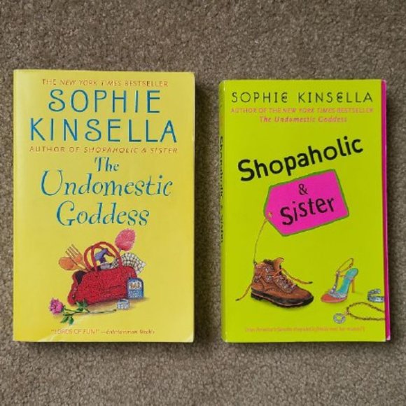 4/$20 - Shopaholic & Sister and The Undomestic Goddess by Sophie Kinsella‎ - Picture 1 of 8